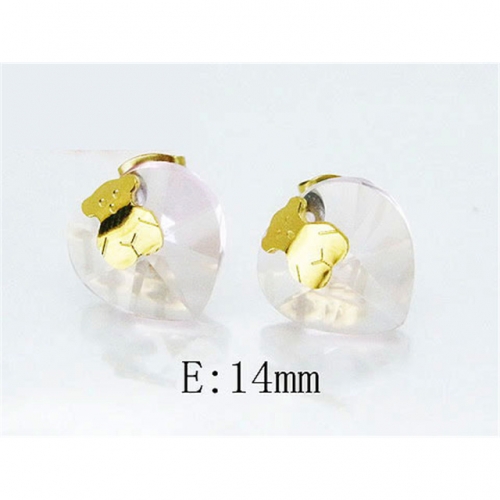 Wholesale Stainless Steel 316L Fashion Earrings NO.#BC64E0381PF