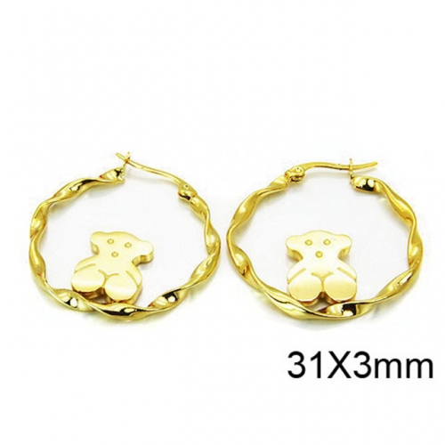 Wholesale Stainless Steel 316L Fashion Earrings NO.#BC64E0103HEE