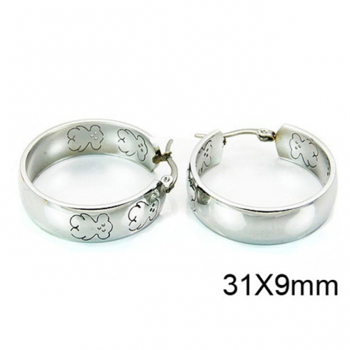 Wholesale Stainless Steel 316L Fashion Earrings NO.#BC64E0118HFF