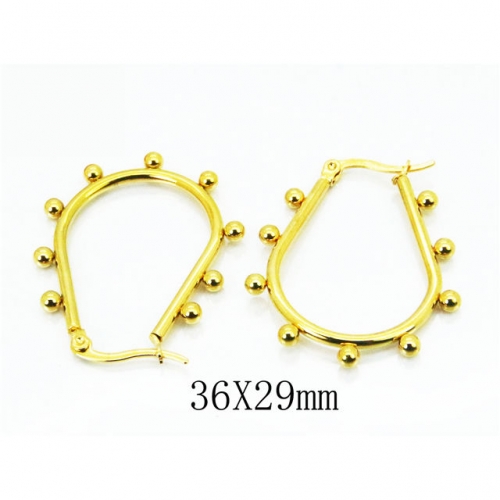 BaiChuan Wholesale Stainless Steel 316L Popular Earrings NO.#BC58E1263KLE