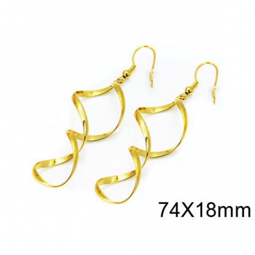 Wholesale Stainless Steel 316L Threader & Climber Earrings NO.#BC70E0503MZ