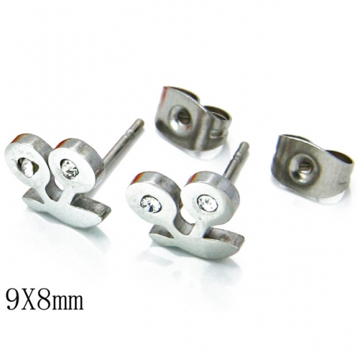 Wholesale Stainless Steel 316L Post & Ear Stud NO.#BC30E1346H8