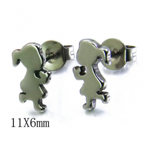 Wholesale Stainless Steel 316L Post & Ear Stud NO.#BC30E1244H6