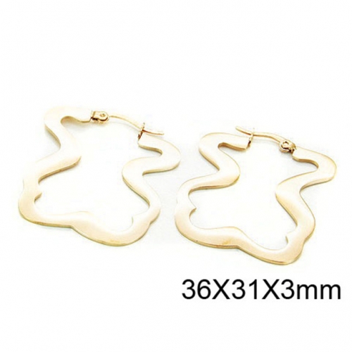 Wholesale Stainless Steel 316L Fashion Earrings NO.#BC64E0075HIQ