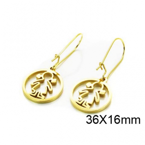 Wholesale Stainless Steel 316L Threader & Climber Earrings NO.#BC91E0534NR