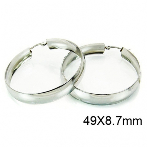 Wholesale Stainless Steel 316L Hoop Earrings NO.#BC58E0694KW