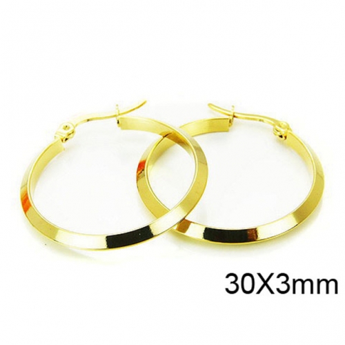 Wholesale Stainless Steel 316L Hoop Earrings NO.#BC58E0845I5