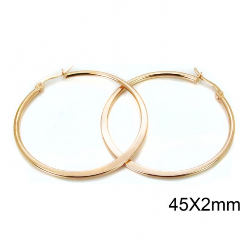 Wholesale Stainless Steel 316L Hoop Earrings NO.#BC58E1183IQ