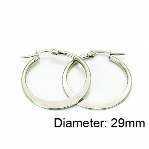 Wholesale Stainless Steel 316L Hoop Earrings NO.#BC58E0647IS
