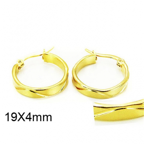 Wholesale Stainless Steel 316L Hoop Earrings NO.#BC58E0822IV