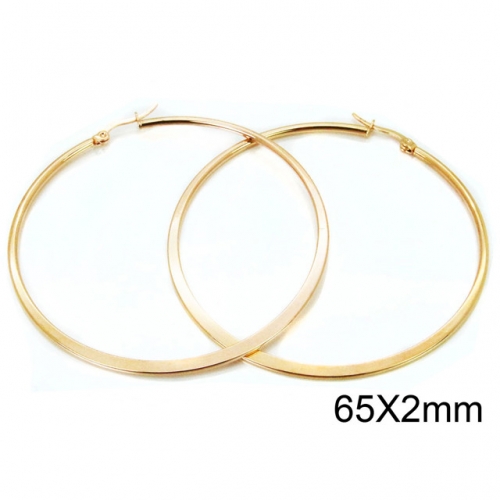 Wholesale Stainless Steel 316L Hoop Earrings NO.#BC58E1181IA