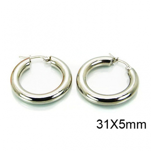 Wholesale Stainless Steel 316L Hollow Earrings NO.#BC58E0723JL