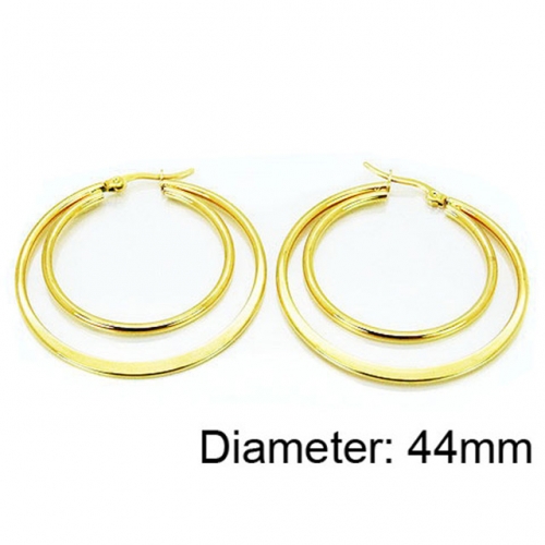 Wholesale Stainless Steel 316L Multi-Layer Earrings NO.#BC21E0069JW