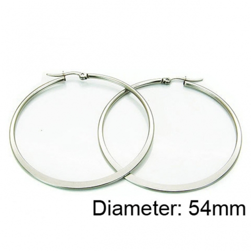 Wholesale Stainless Steel 316L Hoop Earrings NO.#BC58E0643IW