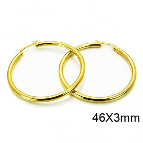 Wholesale Stainless Steel 316L Hoop Earrings NO.#BC58E0728JS