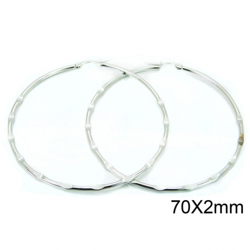 Wholesale Stainless Steel 316L Hoop Earrings NO.#BC58E1178IL