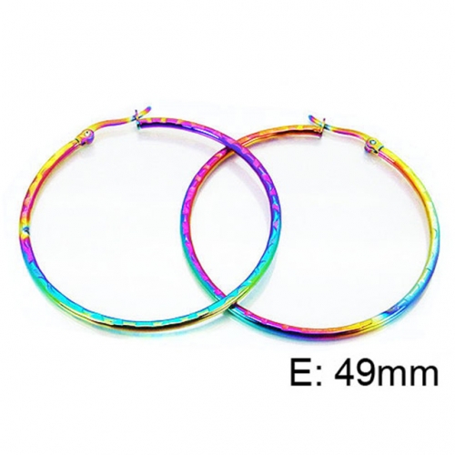 Wholesale Stainless Steel 316L Hoop Earrings NO.#BC60E0228HL