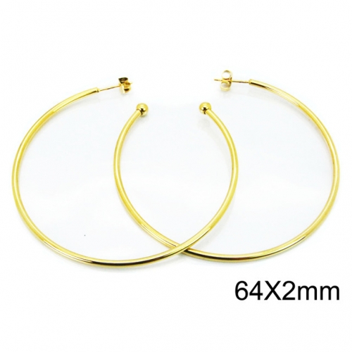 Wholesale Stainless Steel 316L Popular Earrings NO.#BC08E0102JS