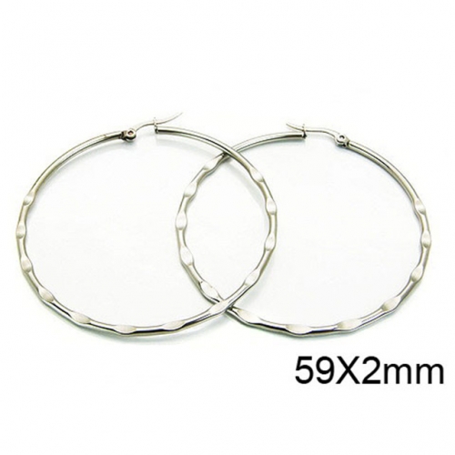 Wholesale Stainless Steel 316L Hoop Earrings NO.#BC58E0778IL