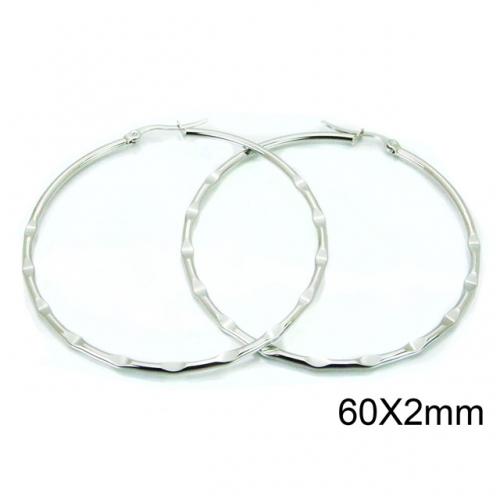 Wholesale Stainless Steel 316L Hoop Earrings NO.#BC58E1179I5