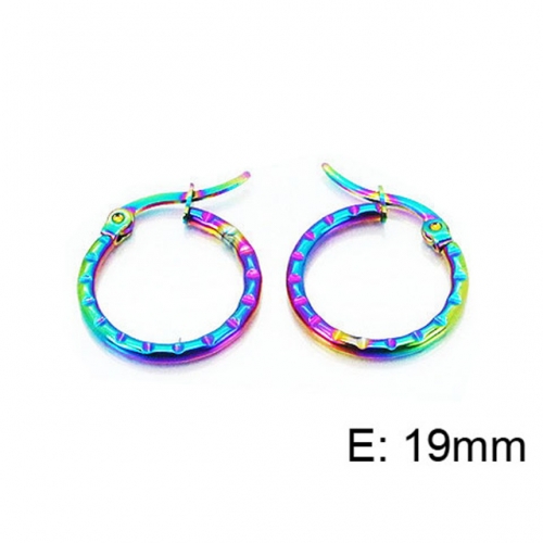 Wholesale Stainless Steel 316L Hoop Earrings NO.#BC60E0233HD