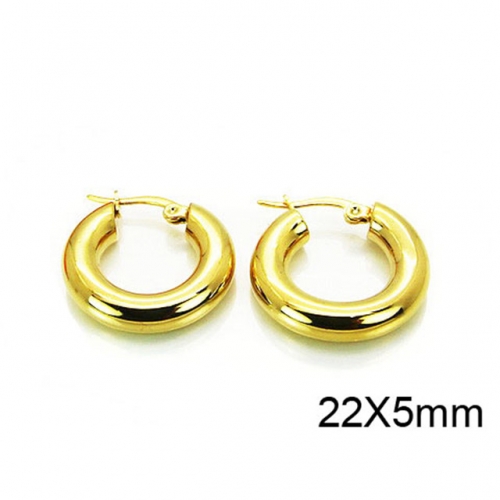 Wholesale Stainless Steel 316L Hollow Earrings NO.#BC58E0726KG