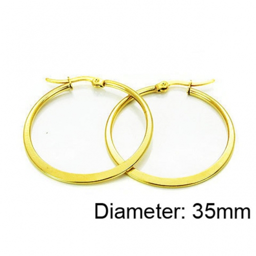 Wholesale Stainless Steel 316L Hoop Earrings NO.#BC58E0642IL