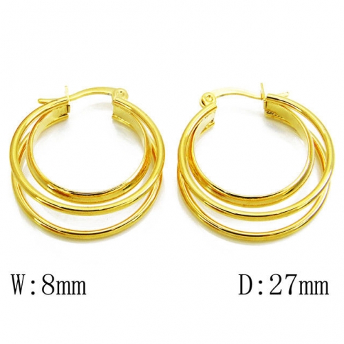 Wholesale Stainless Steel 316L Multi-Layer Earrings NO.#BC70E0388MZ