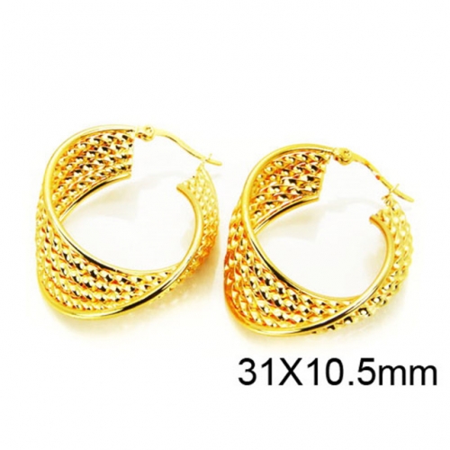 Wholesale Stainless Steel 316L Multi-Layer Earrings NO.#BC58E0691NL