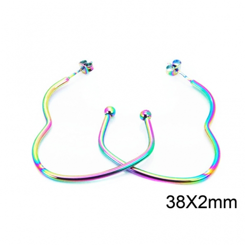 Wholesale Stainless Steel 316L Popular Earrings NO.#BC08E0109JU