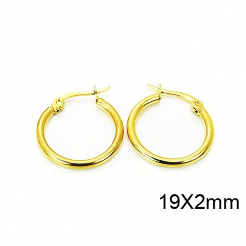 Wholesale Stainless Steel 316L Hoop Earrings NO.#BC58E0872IA