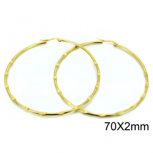 Wholesale Stainless Steel 316L Hoop Earrings NO.#BC58E1177JC