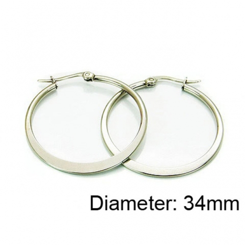 Wholesale Stainless Steel 316L Hoop Earrings NO.#BC58E0646IQ