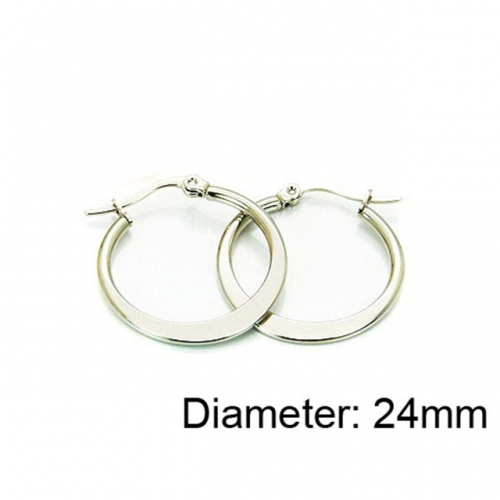Wholesale Stainless Steel 316L Hoop Earrings NO.#BC58E0648IA