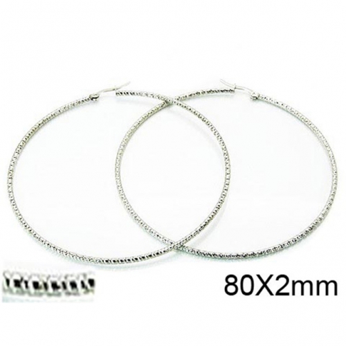Wholesale Stainless Steel 316L Hoop Earrings NO.#BC58E0887JL