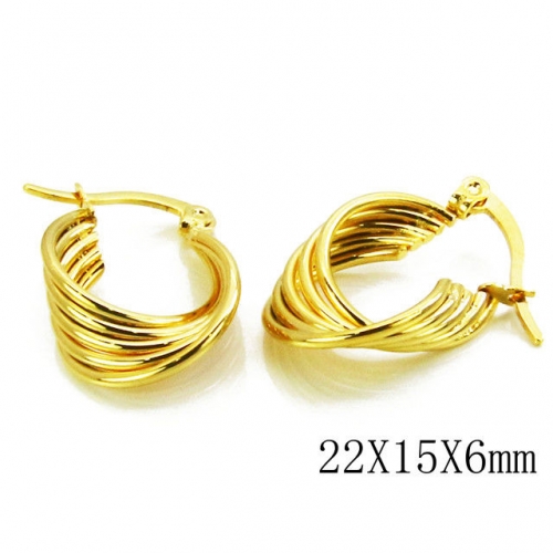 Wholesale Stainless Steel 316L Multi-Layer Earrings NO.#BC70E0259NZ