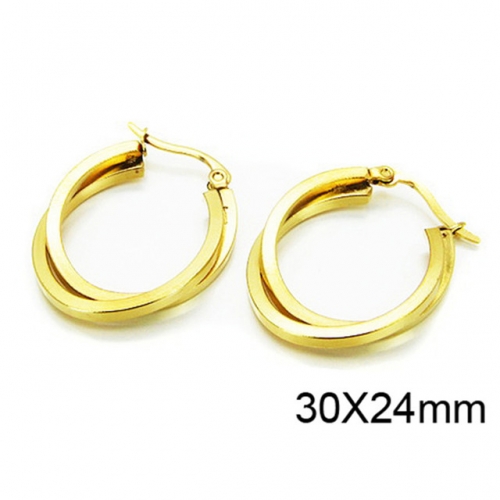Wholesale Stainless Steel 316L Multi-Layer Earrings NO.#BC58E0499MF