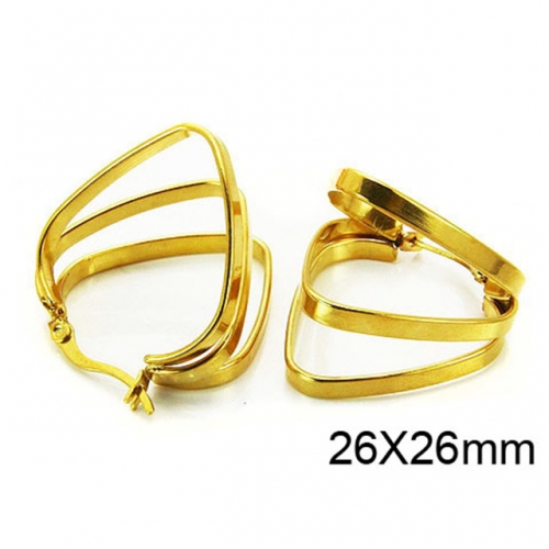 Wholesale Stainless Steel 316L Multi-Layer Earrings NO.#BC64E0048PA