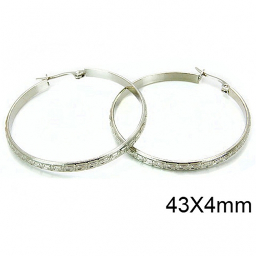 Wholesale Stainless Steel 316L Hoop Earrings NO.#BC58E0521IE