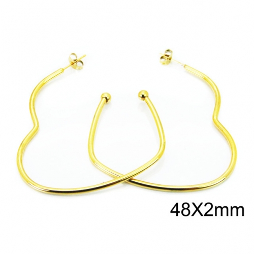 Wholesale Stainless Steel 316L Popular Earrings NO.#BC08E0099JU