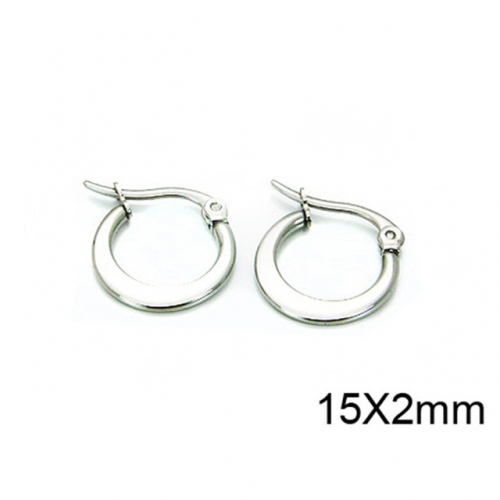 Wholesale Stainless Steel 316L Hoop Earrings NO.#BC58E0505IR
