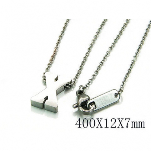 Wholesale Stainless Steel 316L Necklace (Font Pendant) NO.#BC93N0024JLZ