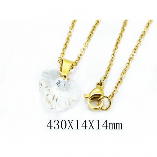 Wholesale Stainless Steel 316L Necklace (Love Necklace) NO.#BC12N0107JLS