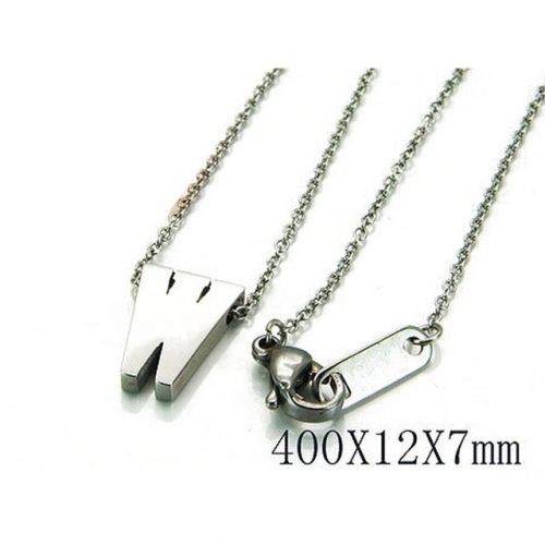 Wholesale Stainless Steel 316L Necklace (Font Pendant) NO.#BC93N0023JLX