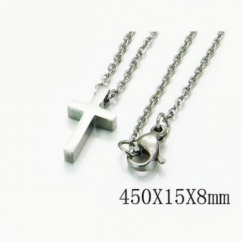 Wholesale Stainless Steel 316L Necklace Cross Necklace NO.#BC54N0421JO