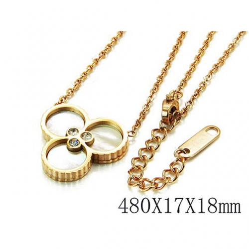 Wholesale Stainless Steel 316L Necklace (Pearl or Shell Necklace) NO.#BC93N0108HE