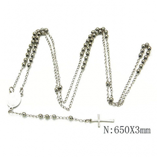 Wholesale Stainless Steel 316L Necklace Cross Necklace NO.#BC40N0819MW