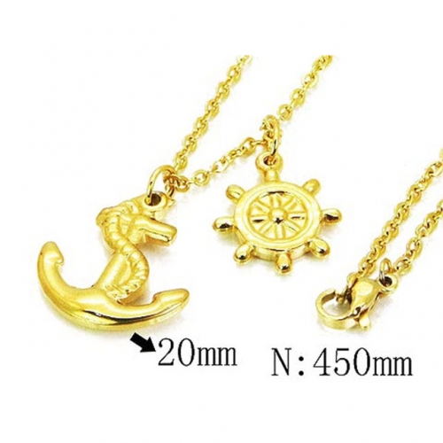 Wholesale Stainless Steel 316L Animal Style Necklace NO.#BC12N0504MR