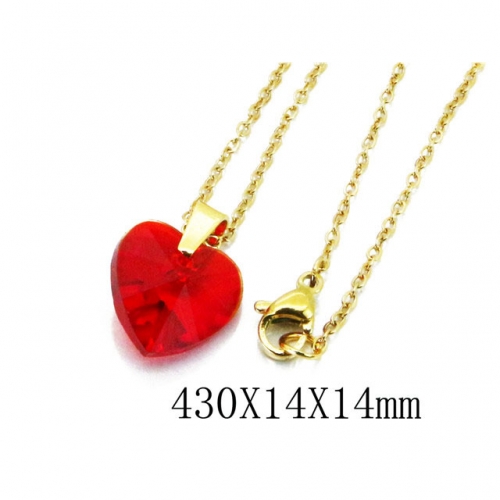 Wholesale Stainless Steel 316L Necklace (Love Necklace) NO.#BC12N0109JLB