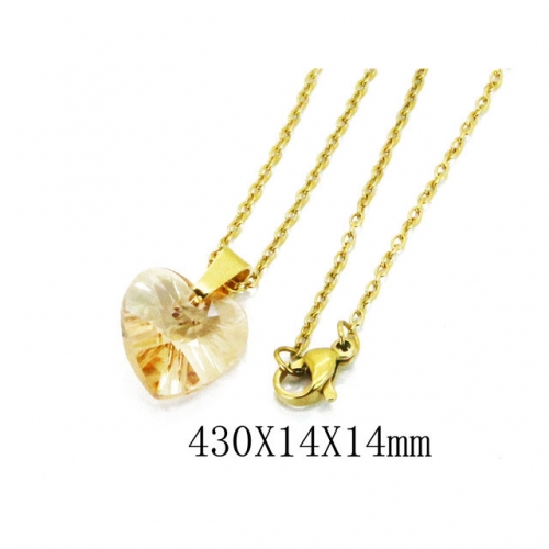 Wholesale Stainless Steel 316L Necklace (Love Necklace) NO.#BC12N0113JLS